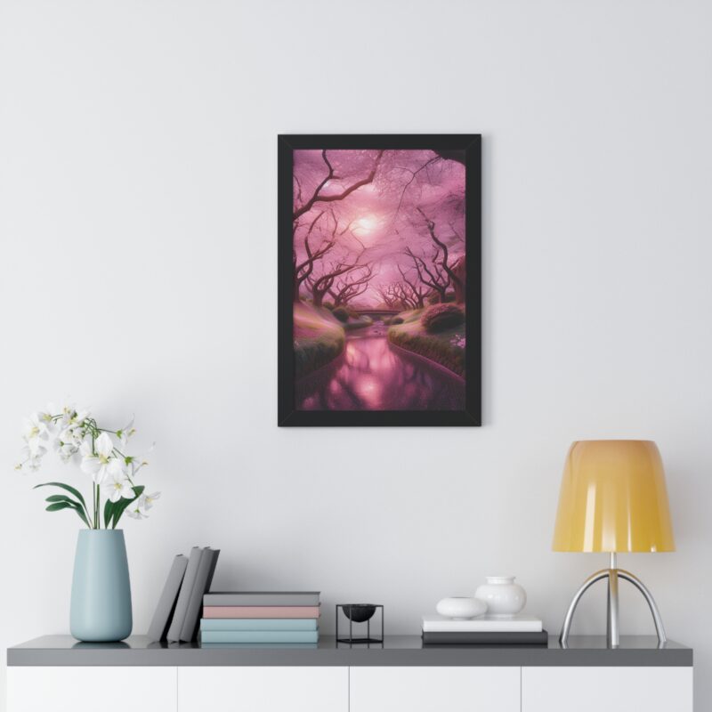 Serene Elegance: Cherry Blossoms  - Canvas Wall Art for Your Living Room and Office Décor" - Image 14