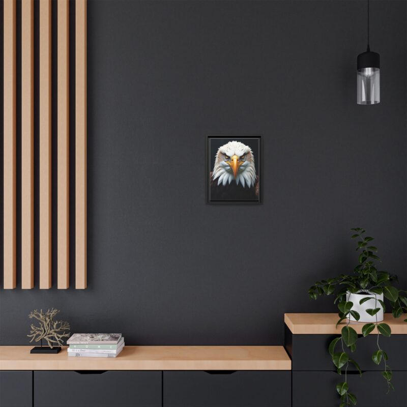 Canvas Art Print on Intense Stare of the Bald Eagle - Image 9