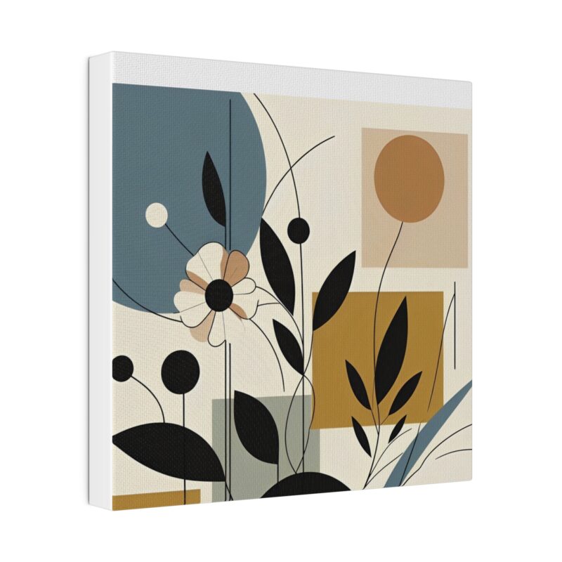 Pop Floral Abstract art on Canvas A Bold and Vibrant Statement - Image 78