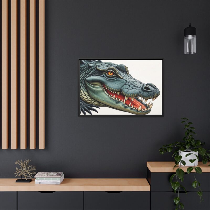 Canvas Print - Alligator Head Close-Up - Image 36