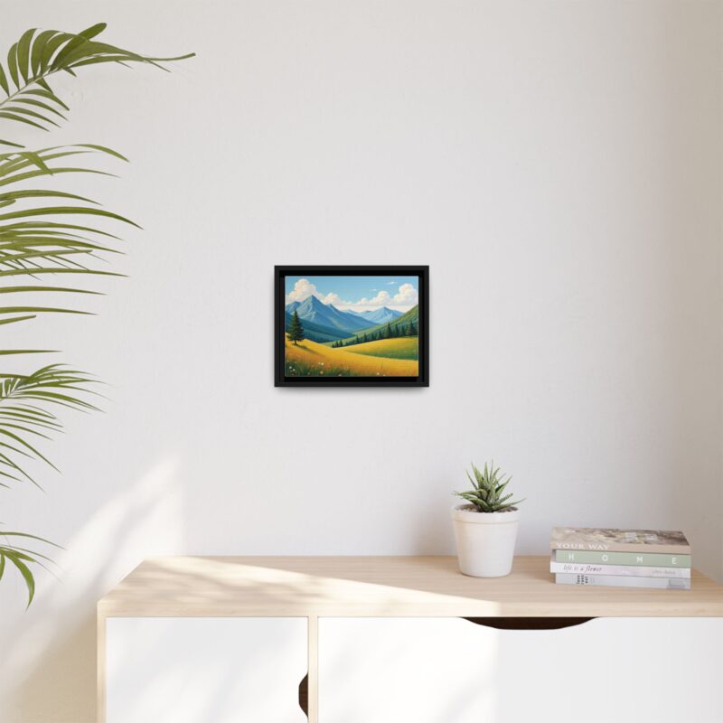 Canvas Prints - Impasto Landscapes: Textured Mountains, Fields, Water - Image 8
