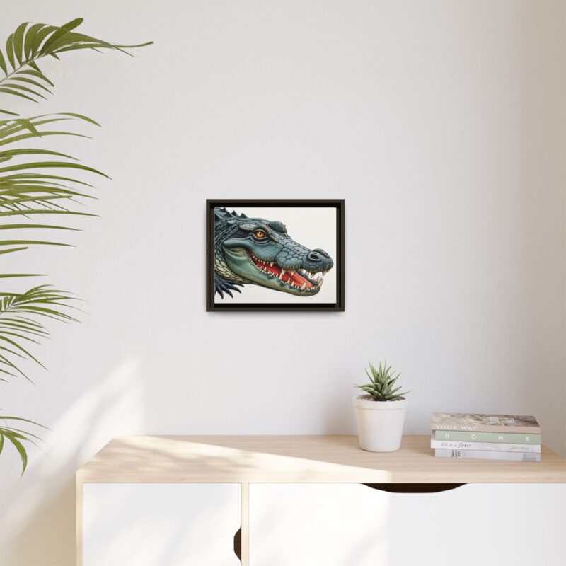 Canvas Print - Alligator Head Close-Up - Image 49