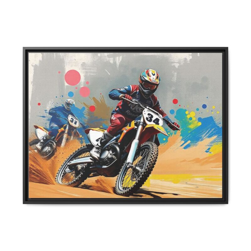 Canvas Wall Art Motocross Rider - Image 30