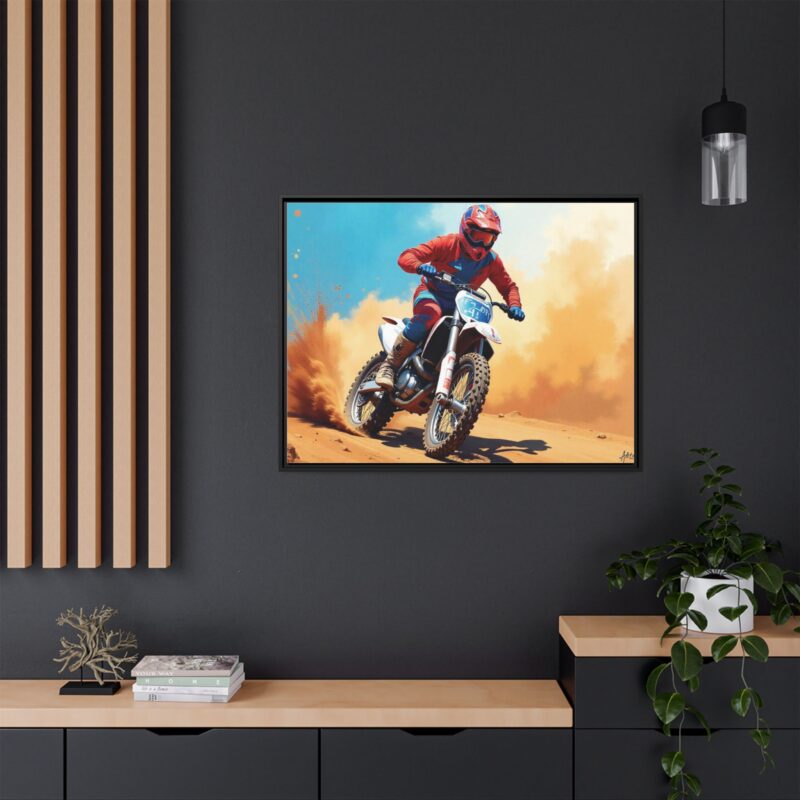 Wall Art  thrilling energy of motocross racing - Image 4