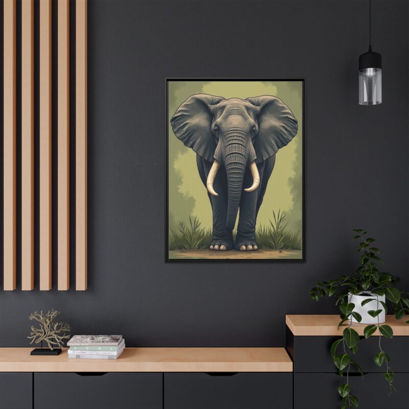 Canvas Elephant Wall Art