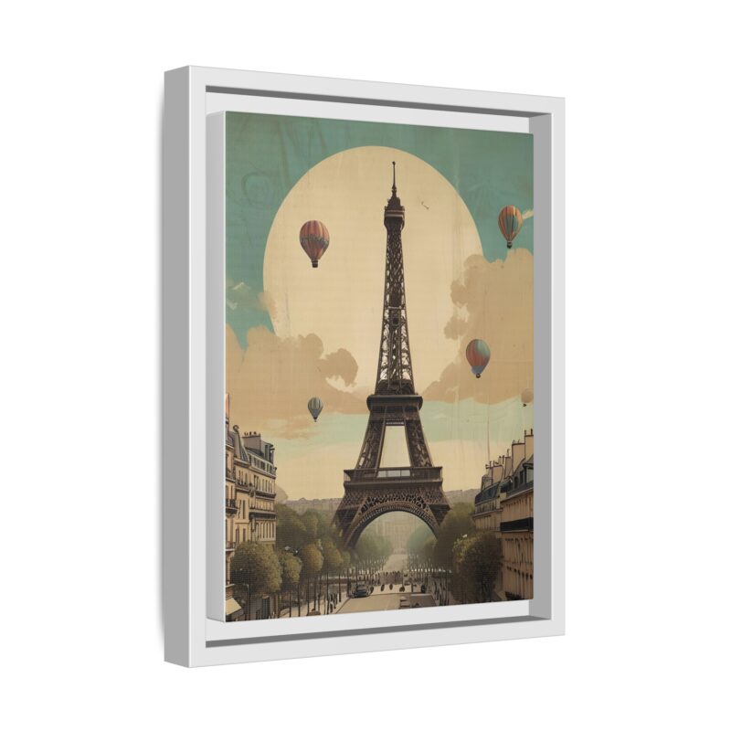 Romantic Vintage Paris Canvas Art Nouveau Typography - Image 30