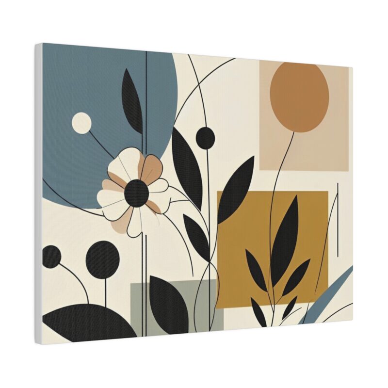 Pop Floral Abstract art on Canvas A Bold and Vibrant Statement - Image 11