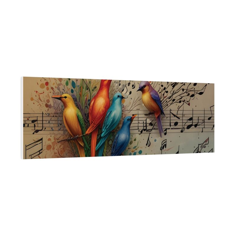 Canvas Wall Art Birds Music Harmony Abstract Design - Image 71