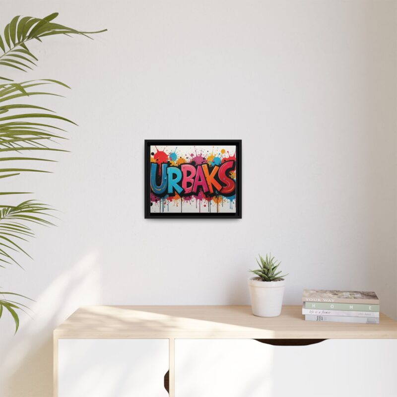 Canvas Wall Art  urban graffiti style with bold and colorful splatters - Image 12