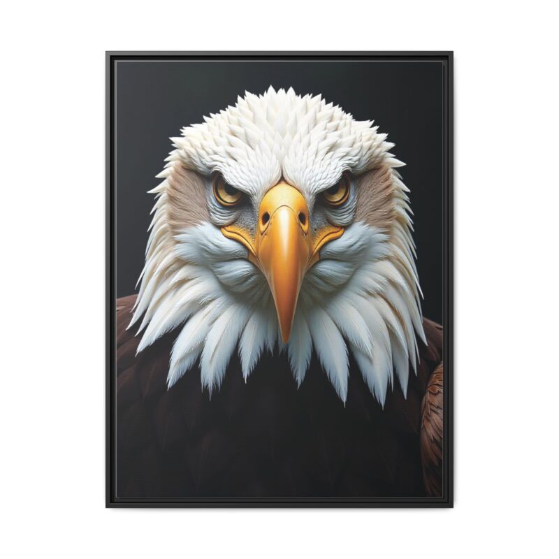 Canvas Art Print on Intense Stare of the Bald Eagle - Image 30