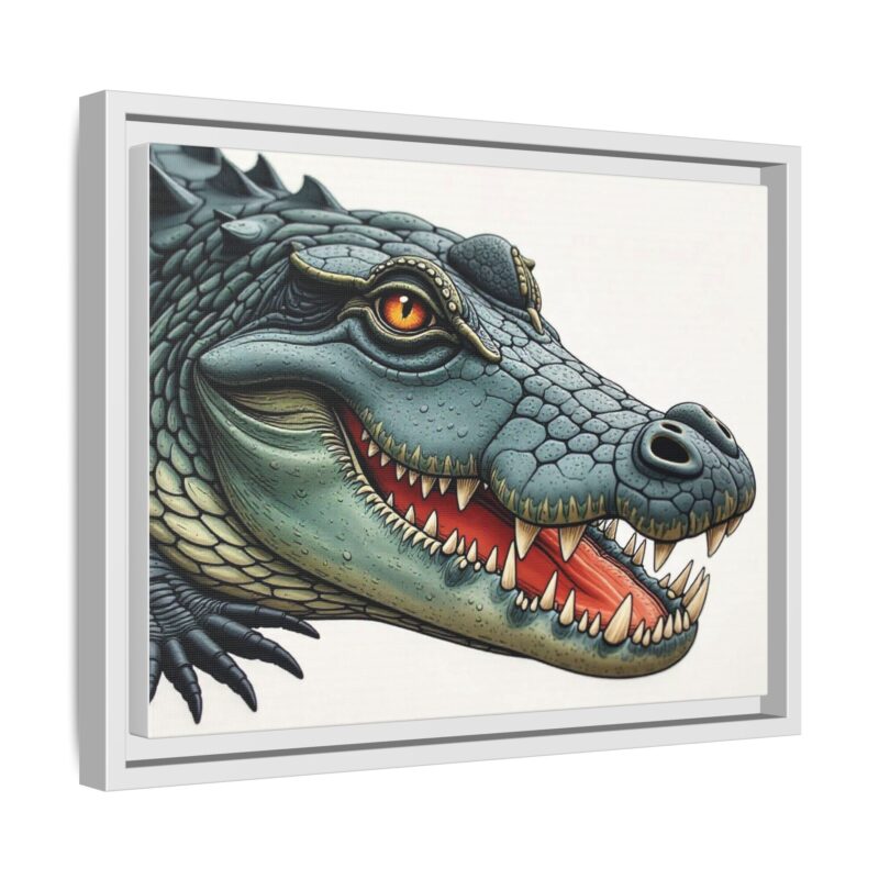 Canvas Print - Alligator Head Close-Up - Image 63