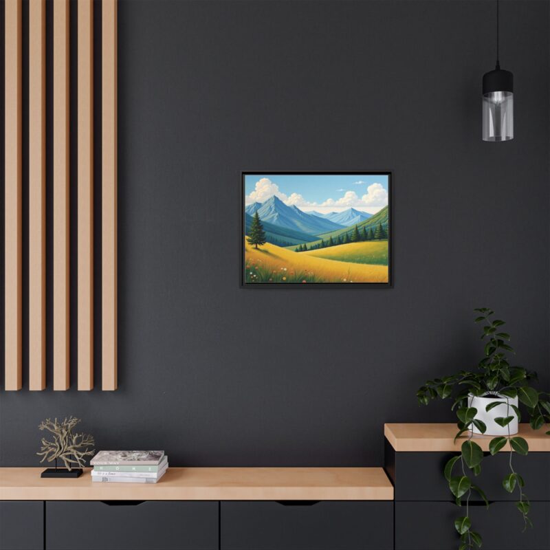 Canvas Prints - Impasto Landscapes: Textured Mountains, Fields, Water - Image 21