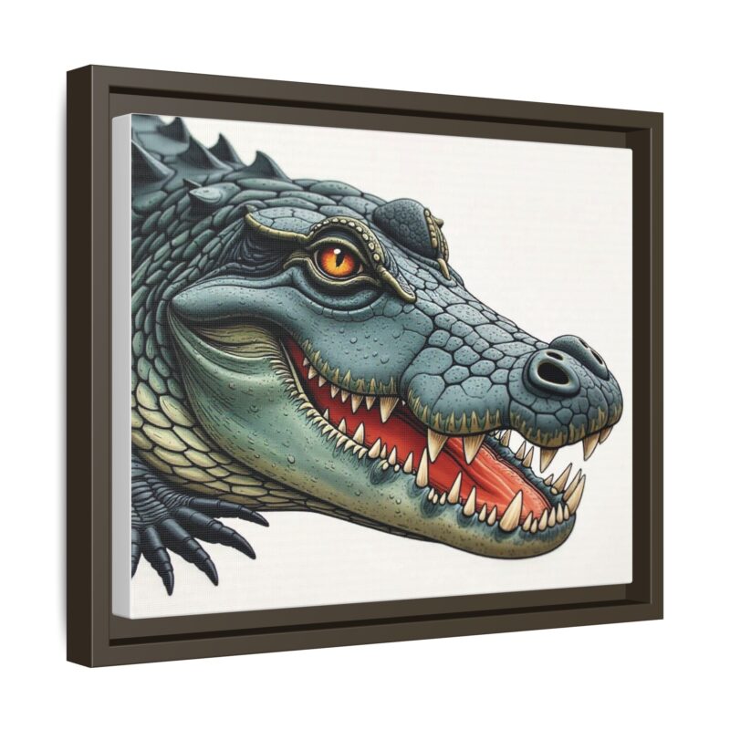 Canvas Print - Alligator Head Close-Up - Image 51