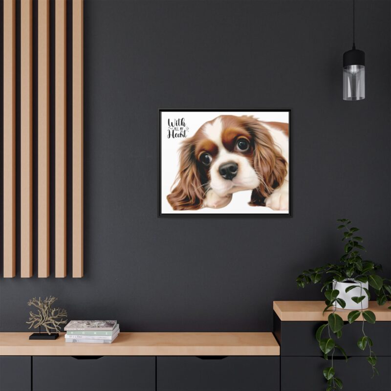 Canvas Art Print Cavalier King Charles Spaniel - Image 4