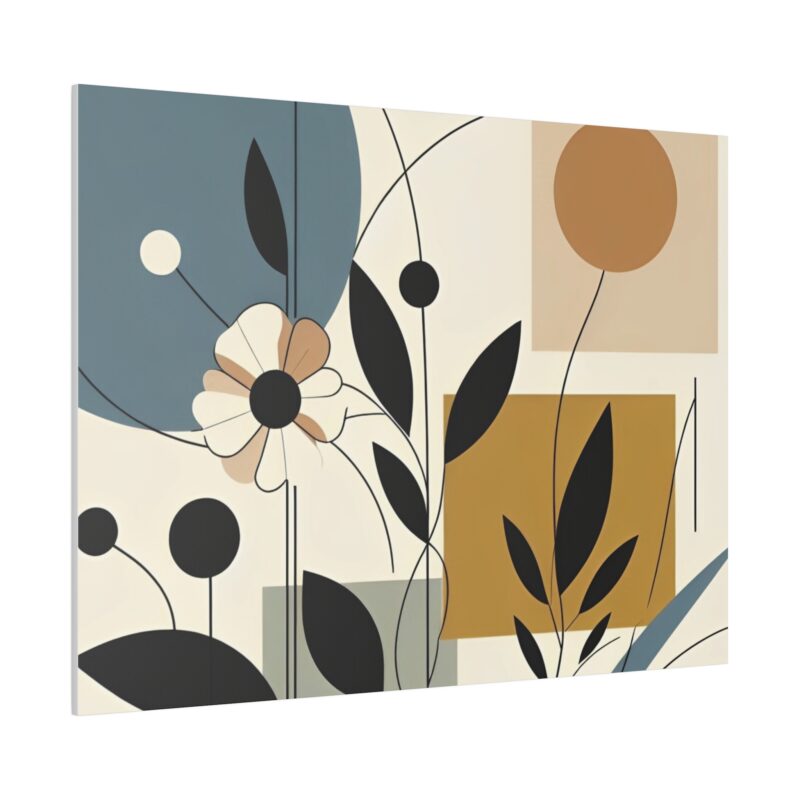 Pop Floral Abstract art on Canvas A Bold and Vibrant Statement - Image 35