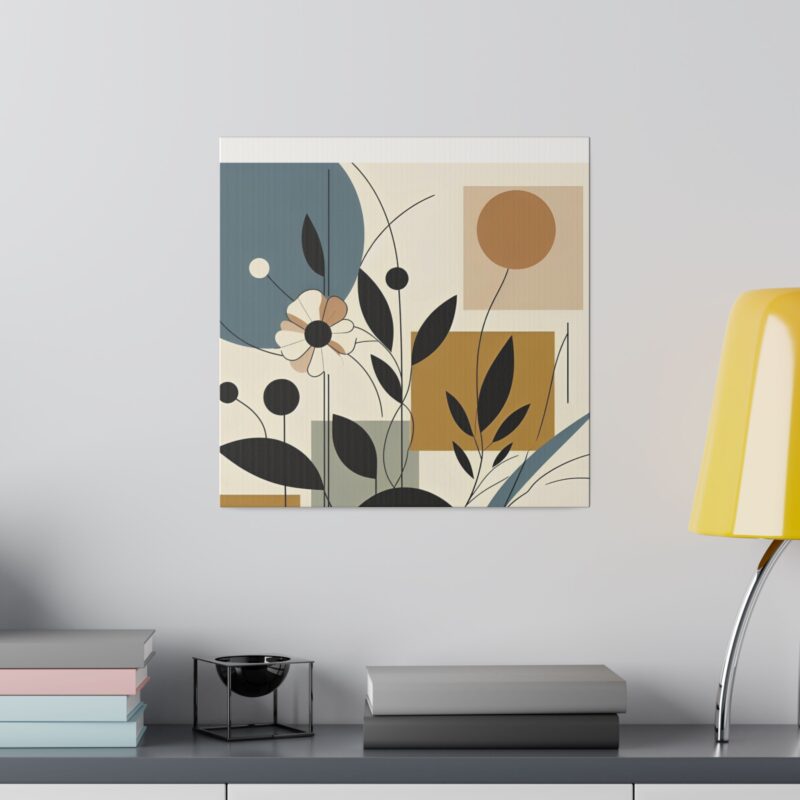 Pop Floral Abstract art on Canvas A Bold and Vibrant Statement - Image 41