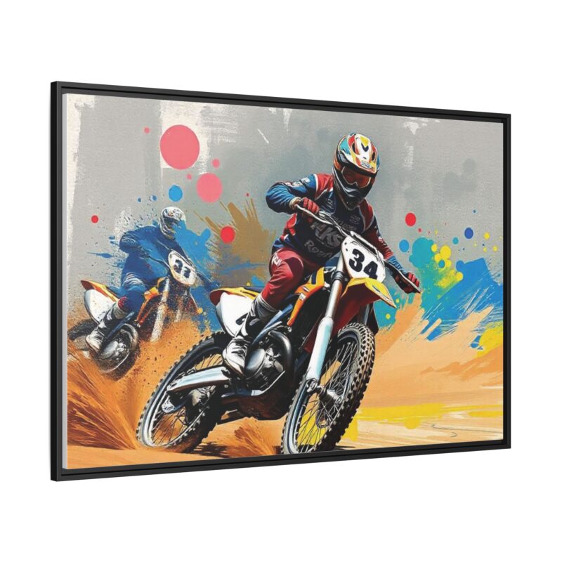 Canvas Wall Art Motocross Rider - Image 3