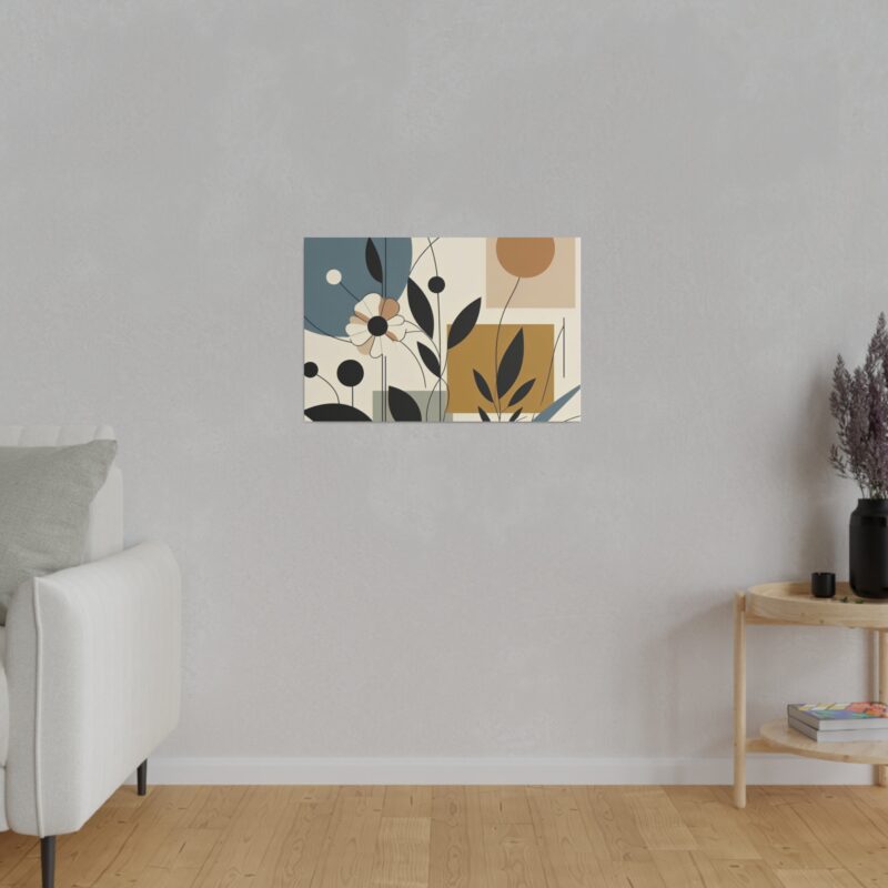 Pop Floral Abstract art on Canvas A Bold and Vibrant Statement - Image 64