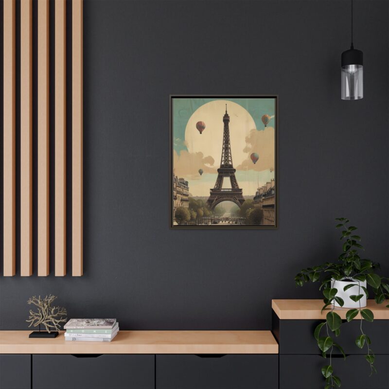 Romantic Vintage Paris Canvas Art Nouveau Typography - Image 88