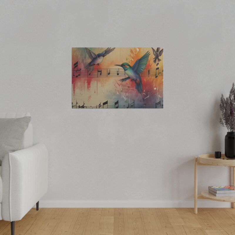 Vibrant Digital Abstract Art with Nature and Bird Elements - Image 4