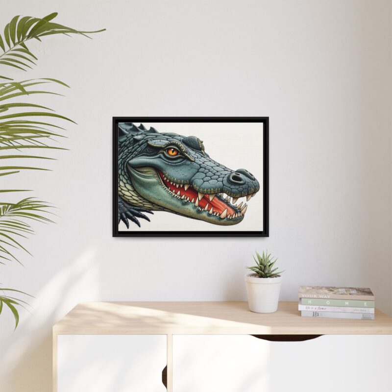 Canvas Print - Alligator Head Close-Up - Image 21