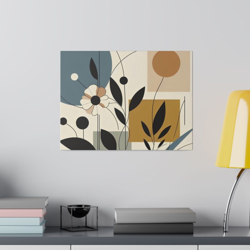 Pop Floral Abstract art on Canvas A Bold and Vibrant Statement - Image 9