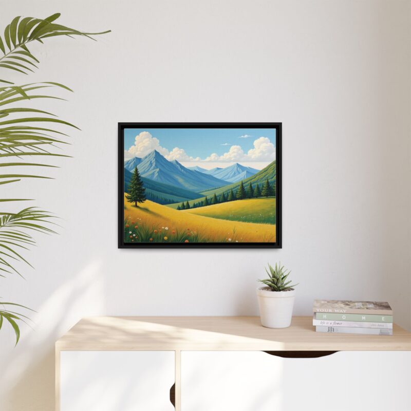 Canvas Prints - Impasto Landscapes: Textured Mountains, Fields, Water - Image 24