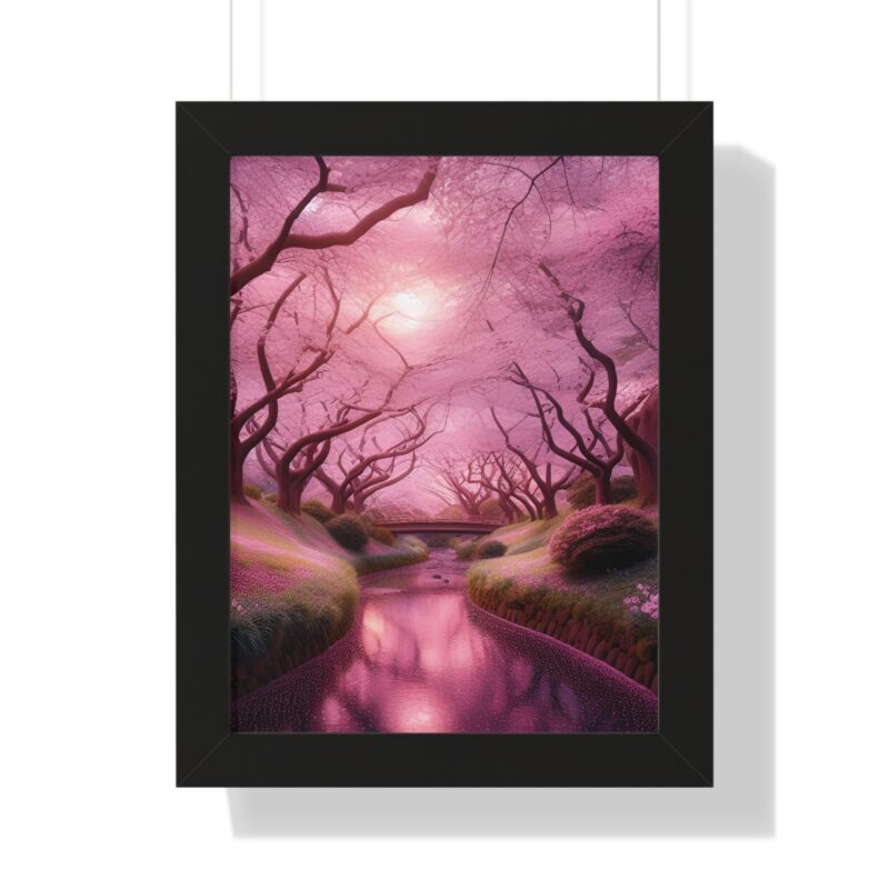 Serene Elegance: Cherry Blossoms  - Canvas Wall Art for Your Living Room and Office Décor" - Image 7