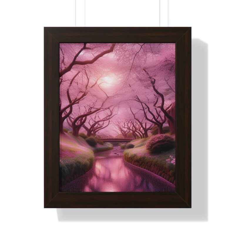 Serene Elegance: Cherry Blossoms  - Canvas Wall Art for Your Living Room and Office Décor" - Image 19