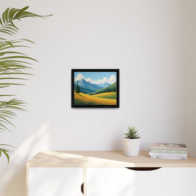 Canvas Prints - Impasto Landscapes: Textured Mountains, Fields, Water - Image 12