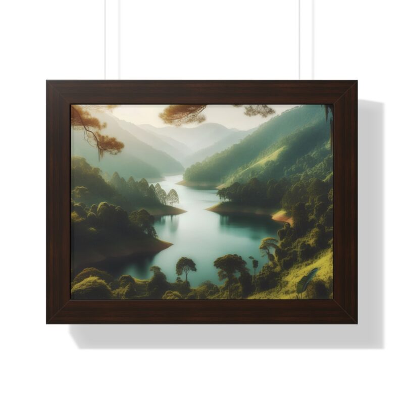 Mountain Majesty: Canvas Wall Art of a Peaceful Stream and River for Living Room and Office Décor" - Image 32