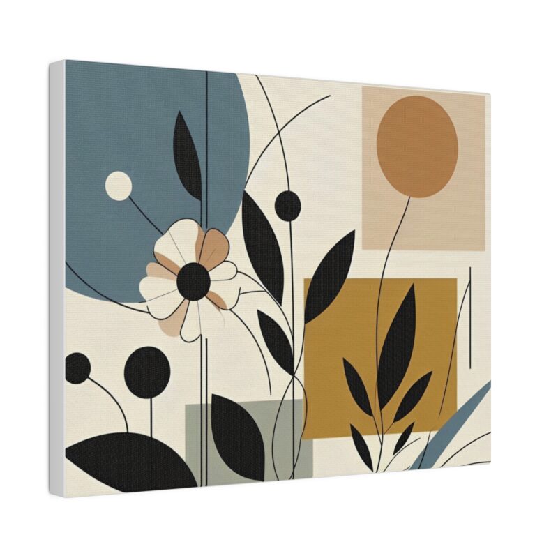 Pop Floral Abstract art on Canvas A Bold and Vibrant Statement - Image 55