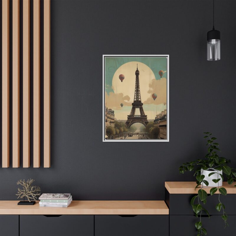Romantic Vintage Paris Canvas Art Nouveau Typography - Image 72