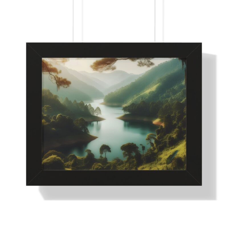 Mountain Majesty: Canvas Wall Art of a Peaceful Stream and River for Living Room and Office Décor" - Image 11