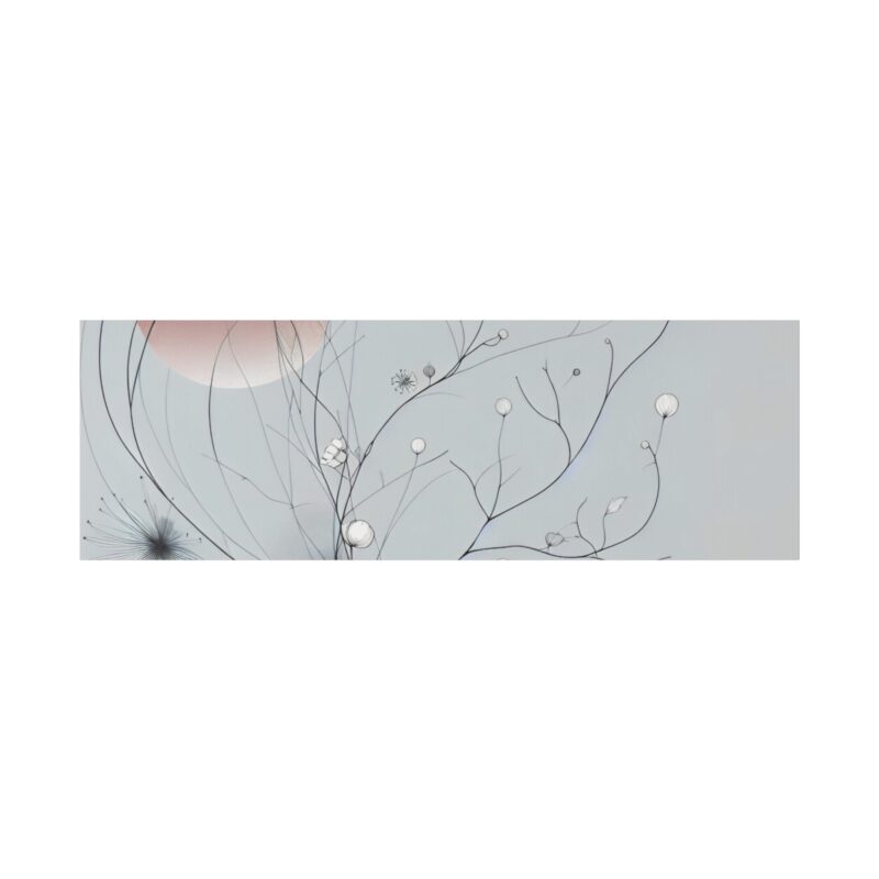 Serenity in Bloom: Japanese Floral Abstract Wall Art - Image 69