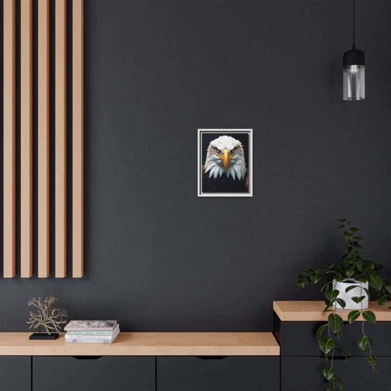 Canvas Art Print on Intense Stare of the Bald Eagle - Image 45