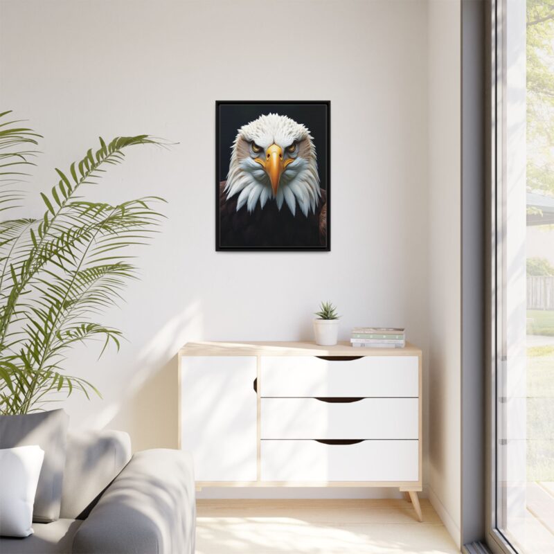 Canvas Art Print on Intense Stare of the Bald Eagle - Image 28