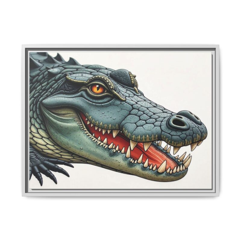 Canvas Print - Alligator Head Close-Up - Image 78