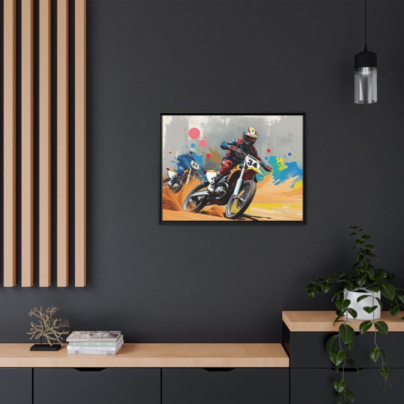 Canvas Wall Art Motocross Rider - Image 29