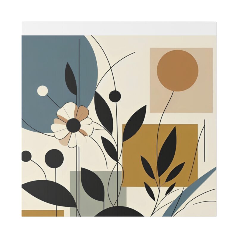 Pop Floral Abstract art on Canvas A Bold and Vibrant Statement - Image 103