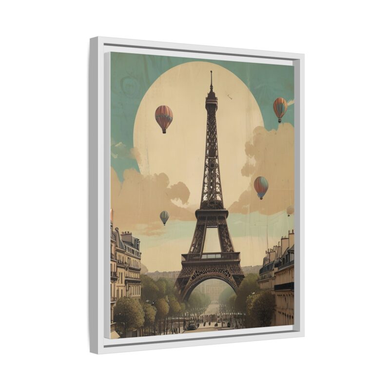 Romantic Vintage Paris Canvas Art Nouveau Typography - Image 54