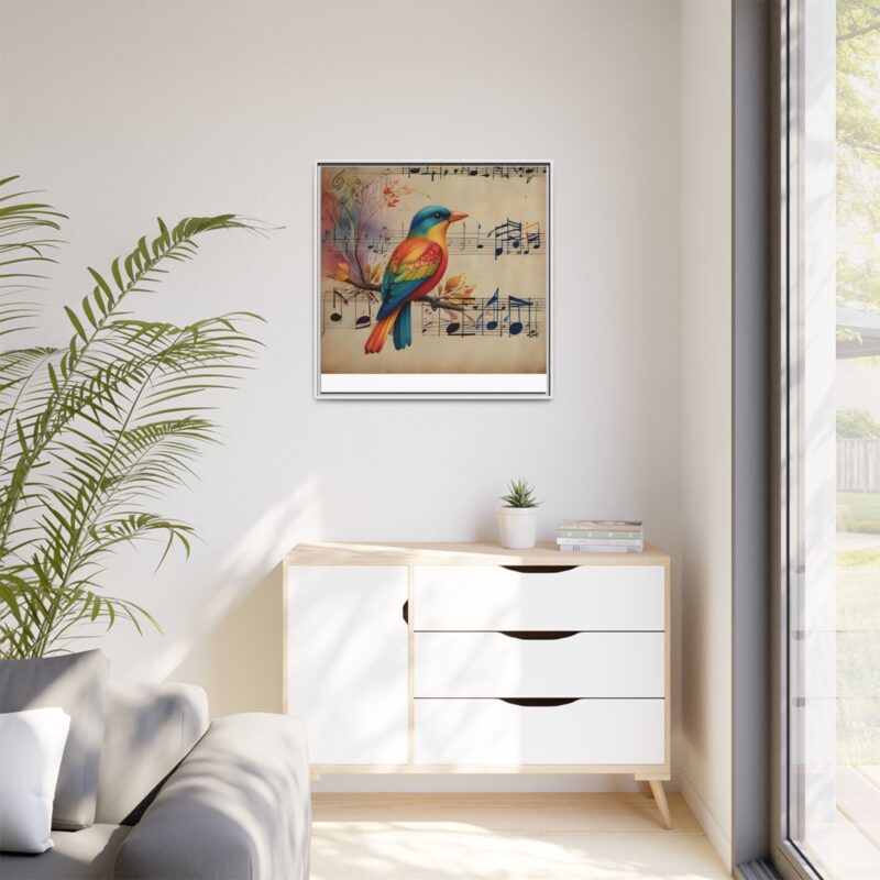 Modern Minimalist Music Art Featuring Birds and Nature - Image 153