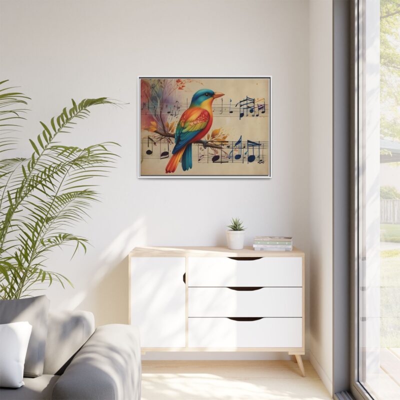 Modern Minimalist Music Art Featuring Birds and Nature - Image 121
