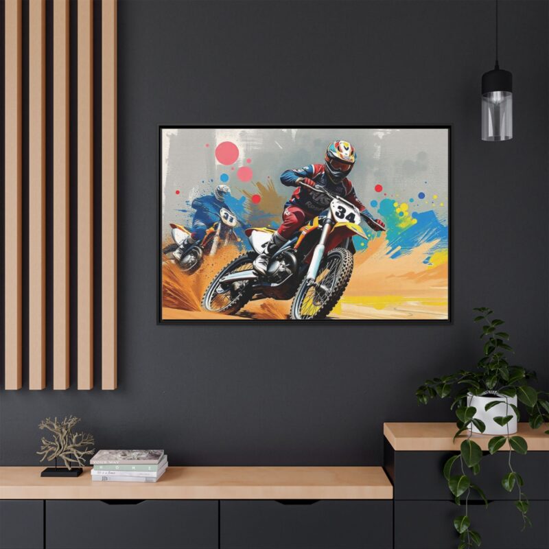 Canvas Wall Art Motocross Rider