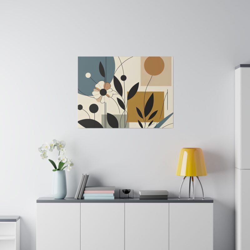 Pop Floral Abstract art on Canvas A Bold and Vibrant Statement - Image 25