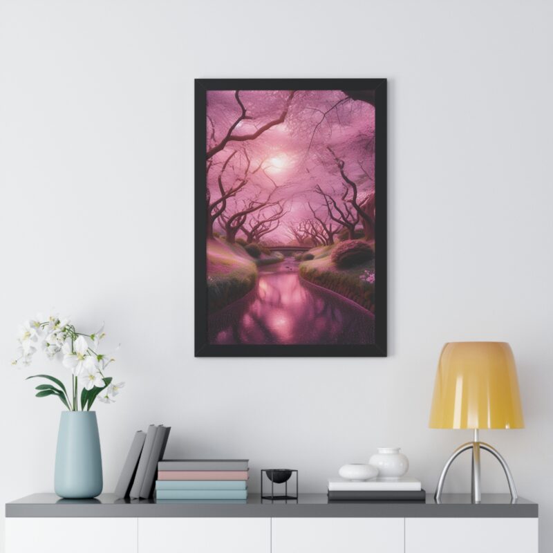 Serene Elegance: Cherry Blossoms  - Canvas Wall Art for Your Living Room and Office Décor" - Image 17