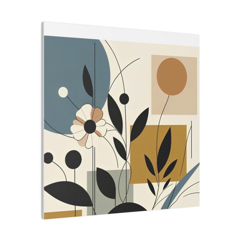 Pop Floral Abstract art on Canvas A Bold and Vibrant Statement - Image 51