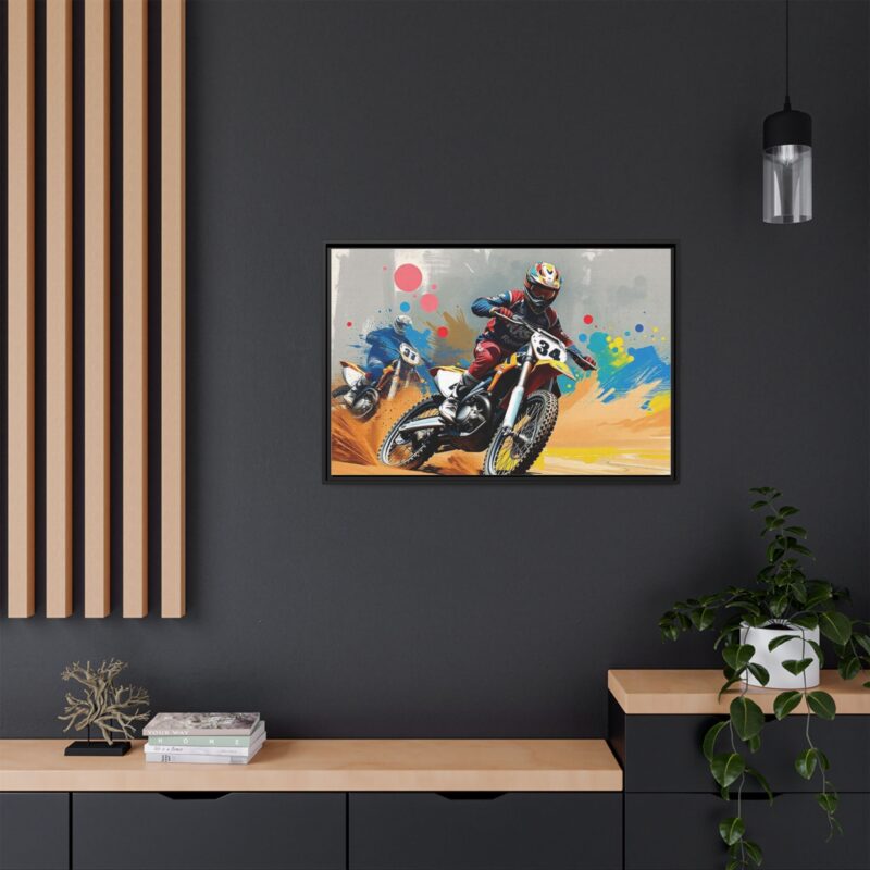 Canvas Wall Art Motocross Rider - Image 33