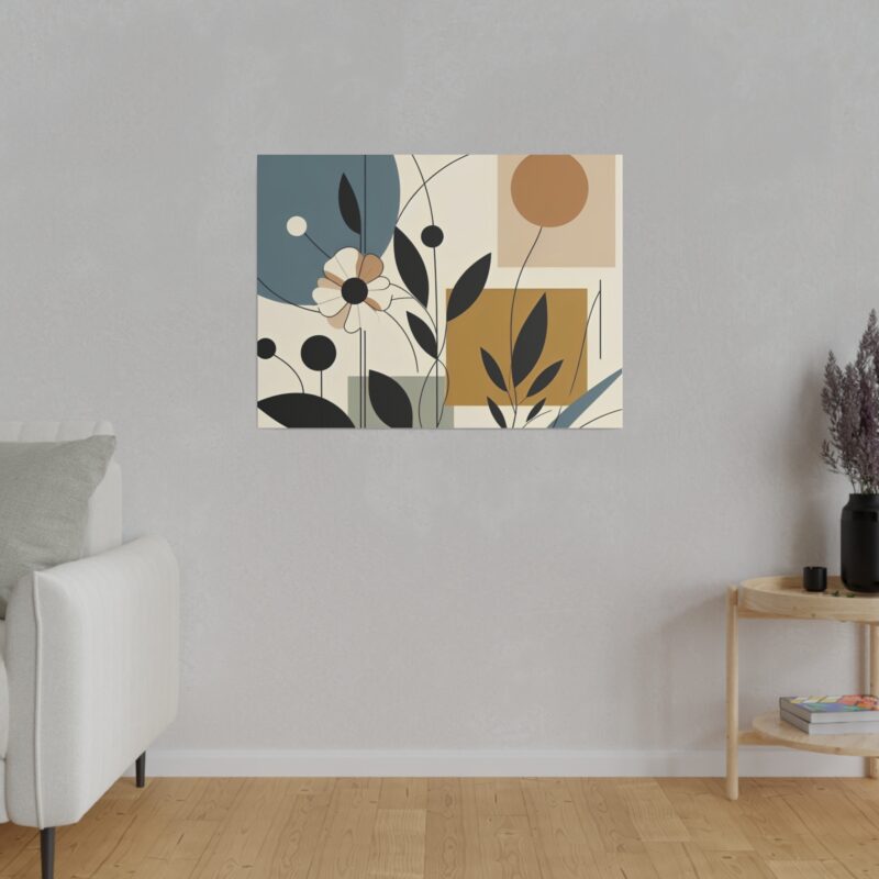 Pop Floral Abstract art on Canvas A Bold and Vibrant Statement - Image 28