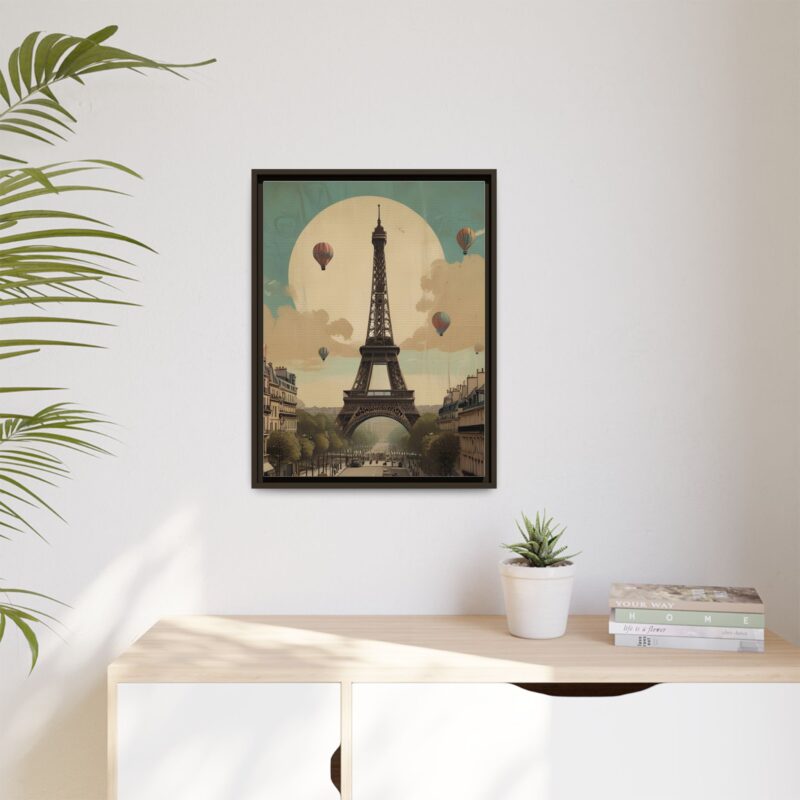 Romantic Vintage Paris Canvas Art Nouveau Typography - Image 59